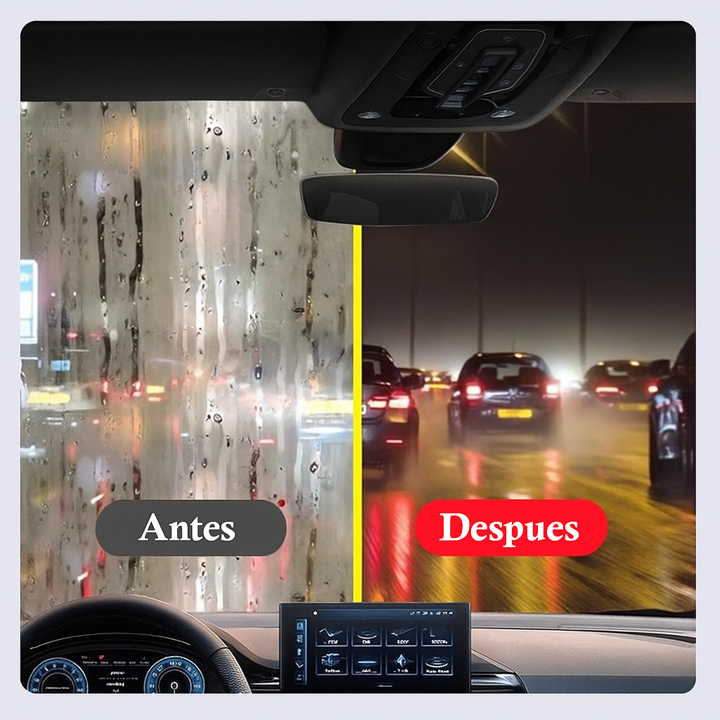 Esponja limpia vidrios empañados